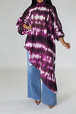 namcoverse Tie Dye Undeniable Irregular Blouse