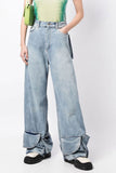 namcoverse Gradient Whimsical Multi Pocket Jeans