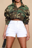 namcoverse Camouflage Cozy Cropped Jacket