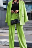 namcoverse Solid Long Sleeve Long Pants Two-Piece Suit