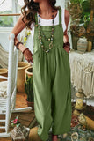 namcoverse Wide Leg Pocket Sleeveless Jumpsuit