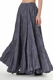 namcoverse Solid Color Pleated Midi Skirt