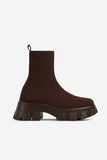 namcoverse Knit Platform Sock Ankle Boots