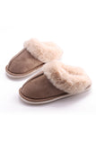 namcoverse Solid Fuzzy House Slippers