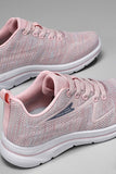 namcoverse Solid Flyknit Lace Up Sneakers