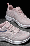 namcoverse Solid Flyknit Lace Up Sneakers