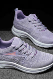 namcoverse Solid Flyknit Lace Up Sneakers