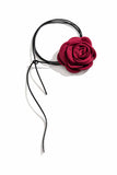 namcoverse Satin Flower Choker Necklace