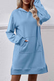 namcoverse Pocket Slit Midi Hoodie Dress