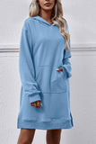 namcoverse Pocket Slit Midi Hoodie Dress