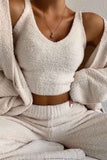 namcoverse Knitted Vest Long Pants Two-Piece Set