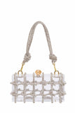 namcoverse Rhinestone Clear Shoulder Bag