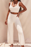 namcoverse Knitted Vest Long Pants Two-Piece Set