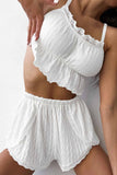 namcoverse Lace Cami Top Shorts Loungewear Set