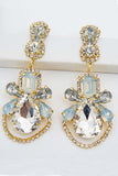 namcoverse Rhinestone Hollow Drop Earrings